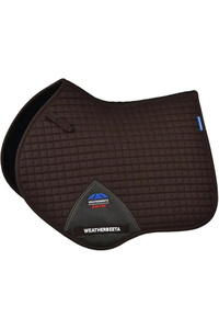 2025 Weatherbeeta Prime Air-Tec Jump Shaped Saddle Pad 1028251 - Chocolate